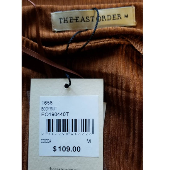 The East Order Ribbed Body Suit Sz Medium NWT MSRP $109 - Picture 4 of 4
